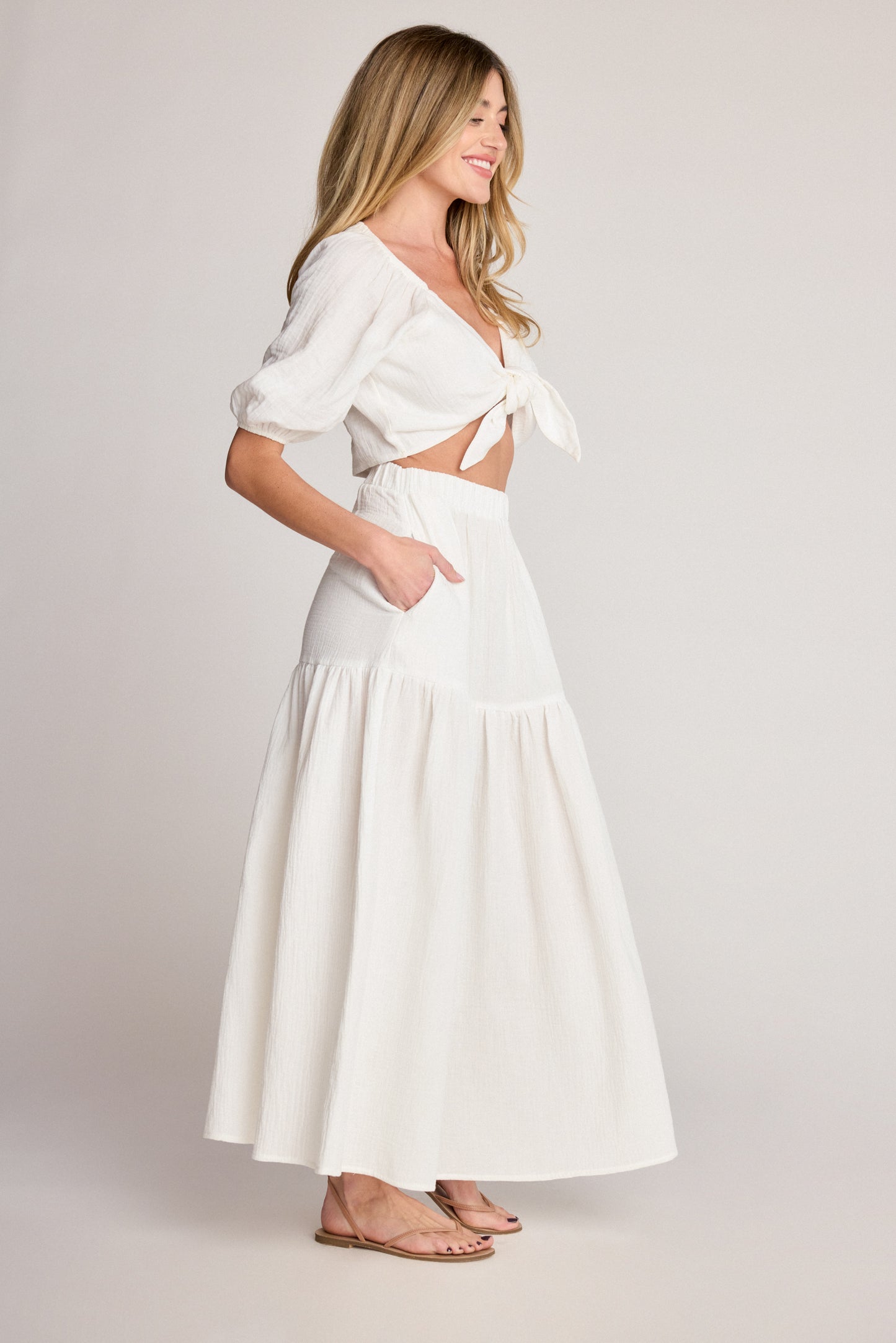 Cleo Skirt - Ivory