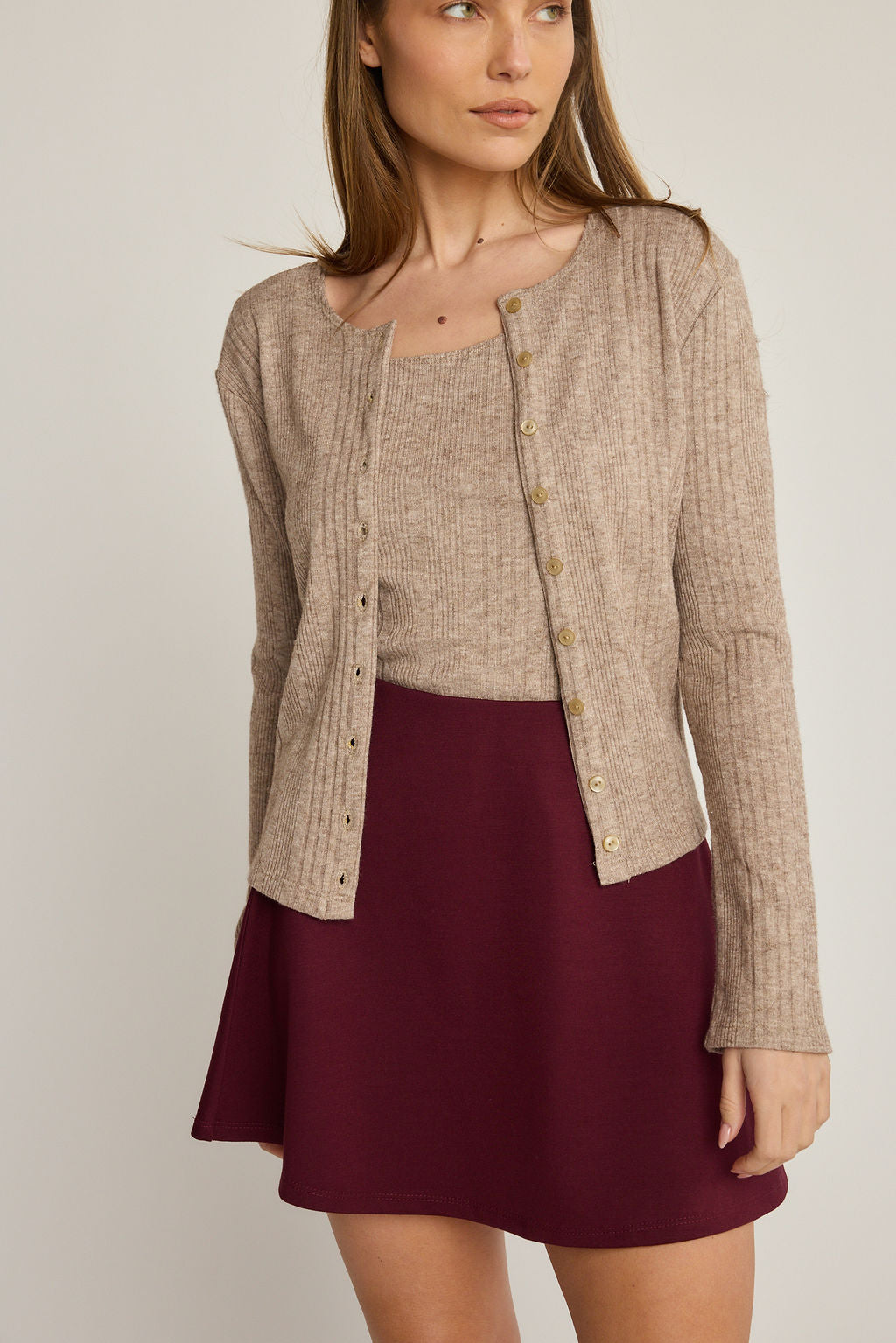 Emily Skirt - Wine