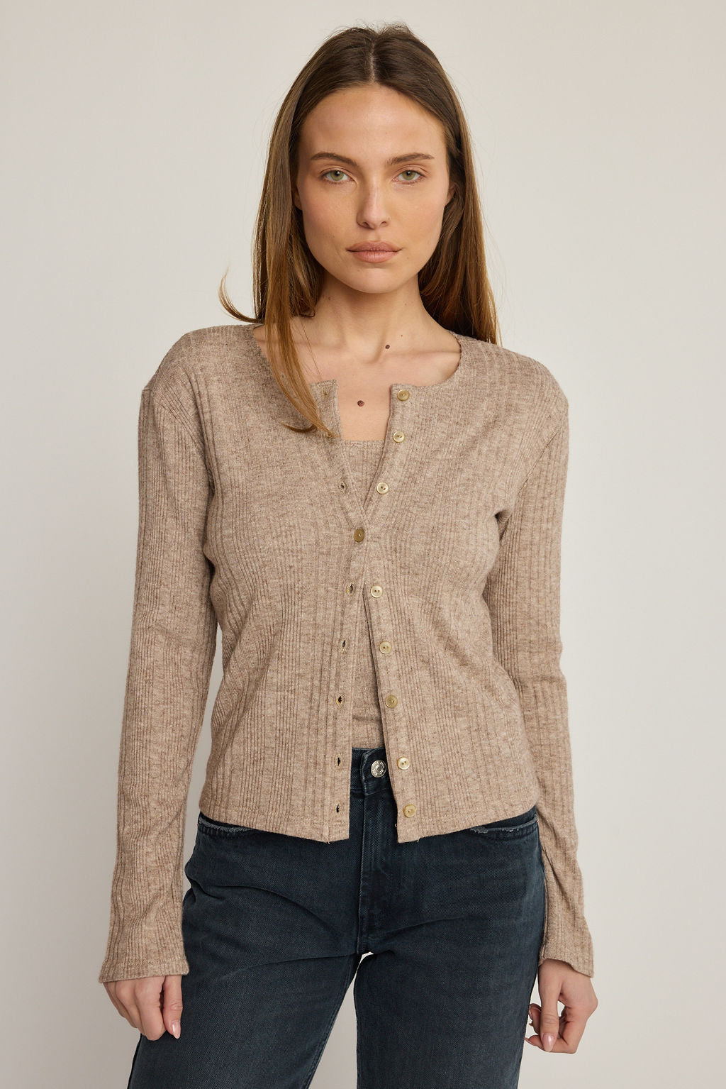 Alexis Cardigan - Oatmeal