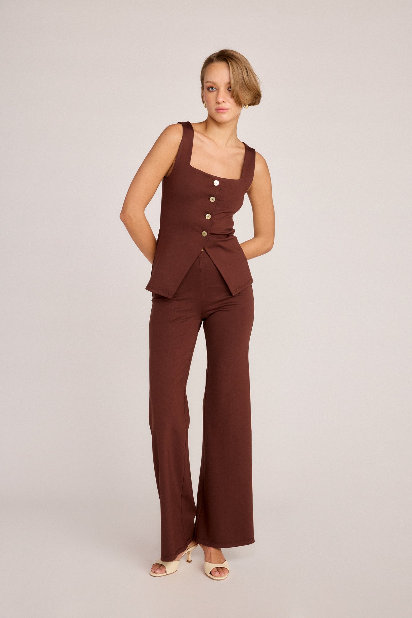Talia Pants - Chocolate