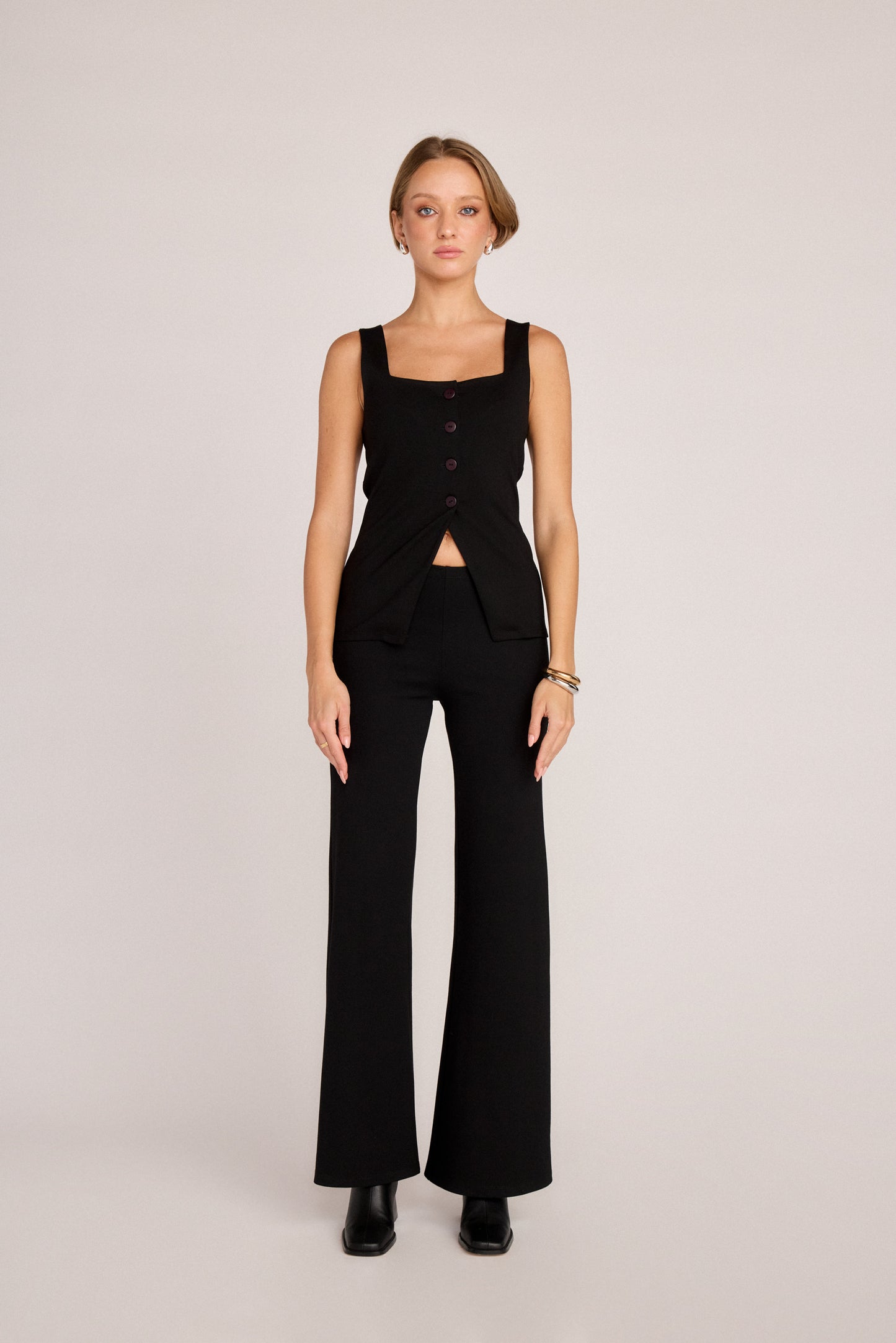 Talia Vest - Black
