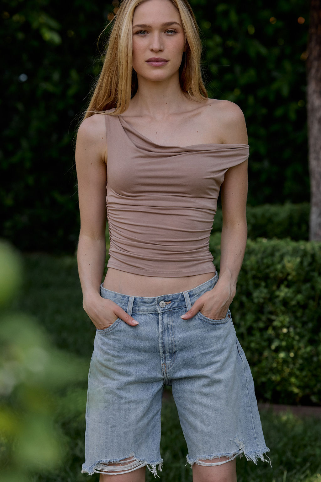 Angelica Top - Taupe