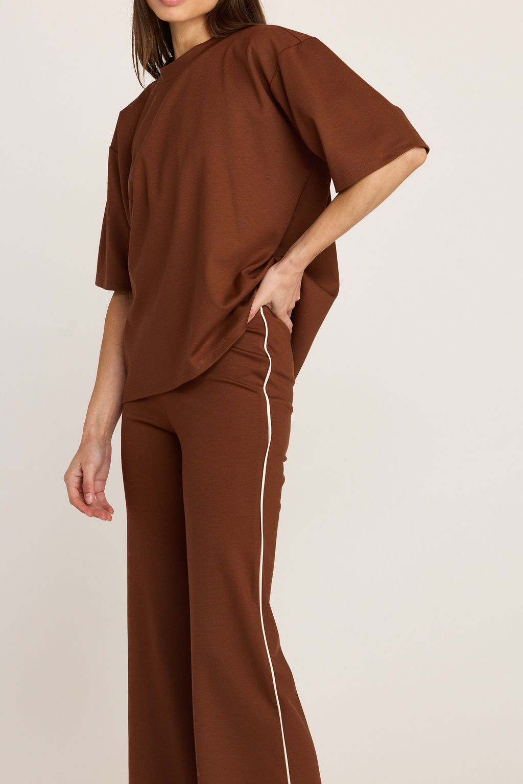 Hanna Top- Chocolate