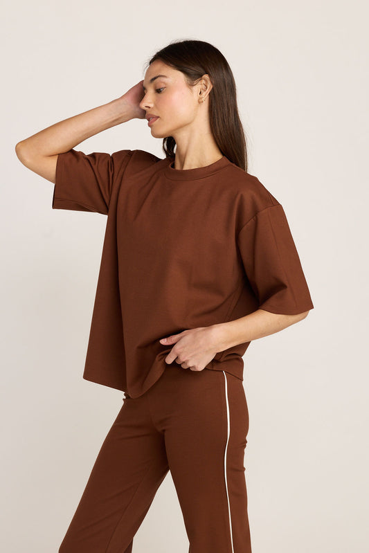 Hanna Top- Chocolate