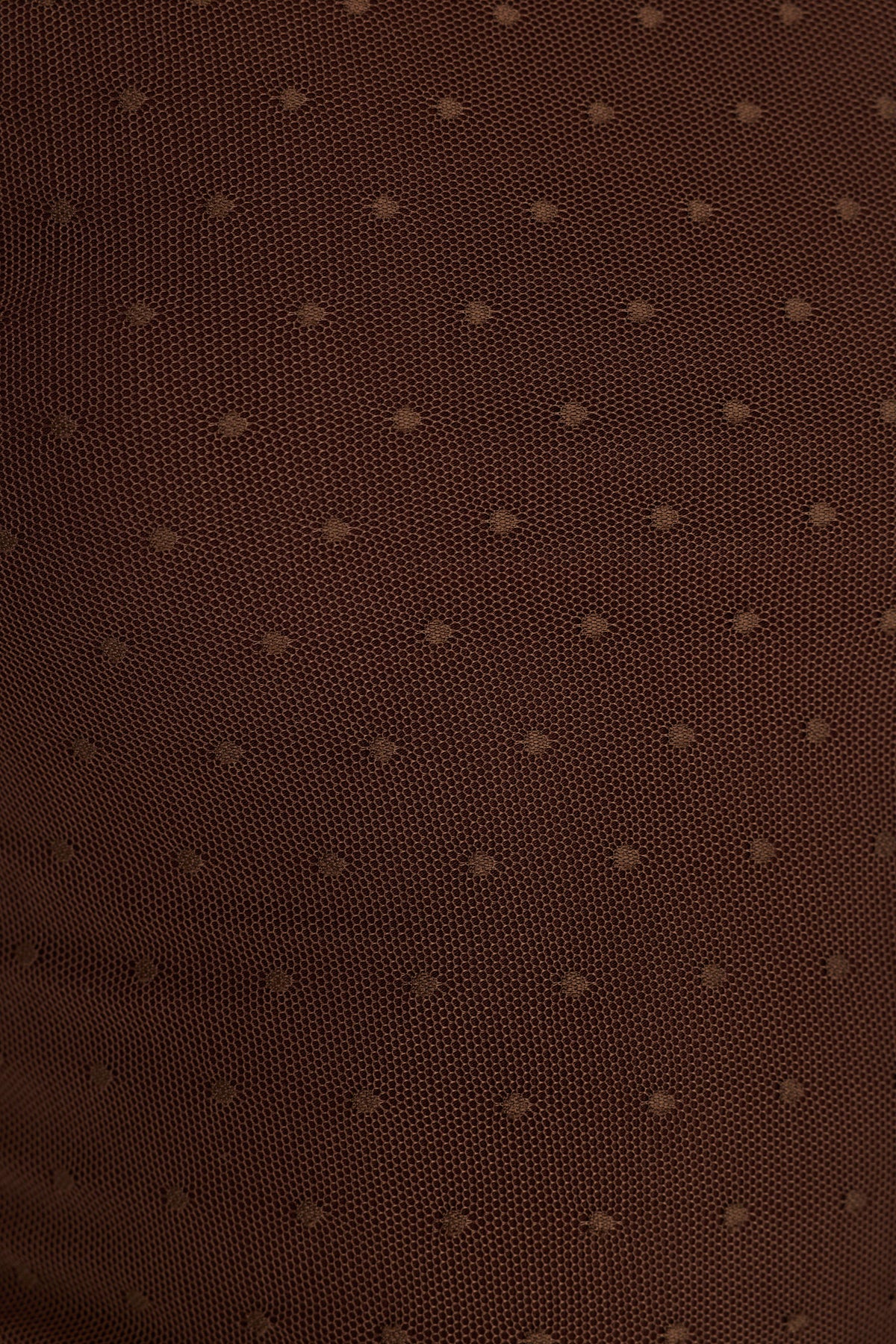Emma Midi Skirt - Brown Polka Dot