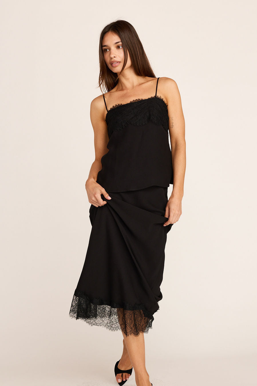 Amour Satin Skirt