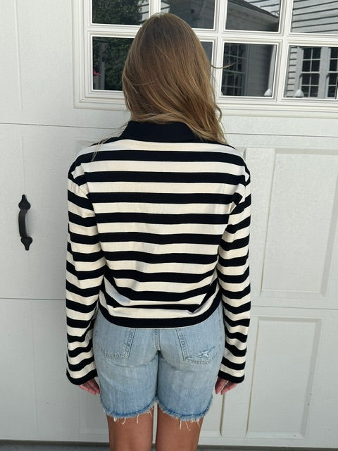 Felicia Top - Black Stripe