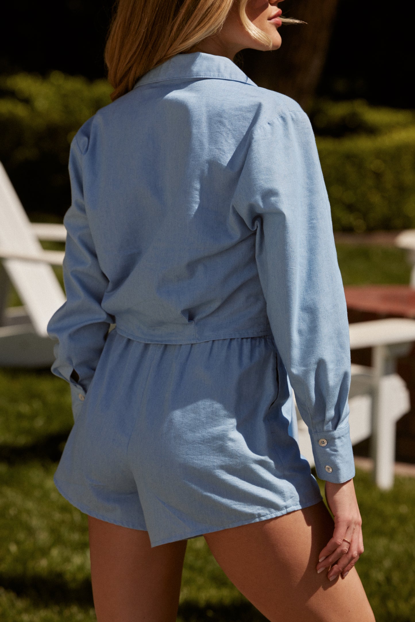 Rhea Shorts - Light Blue