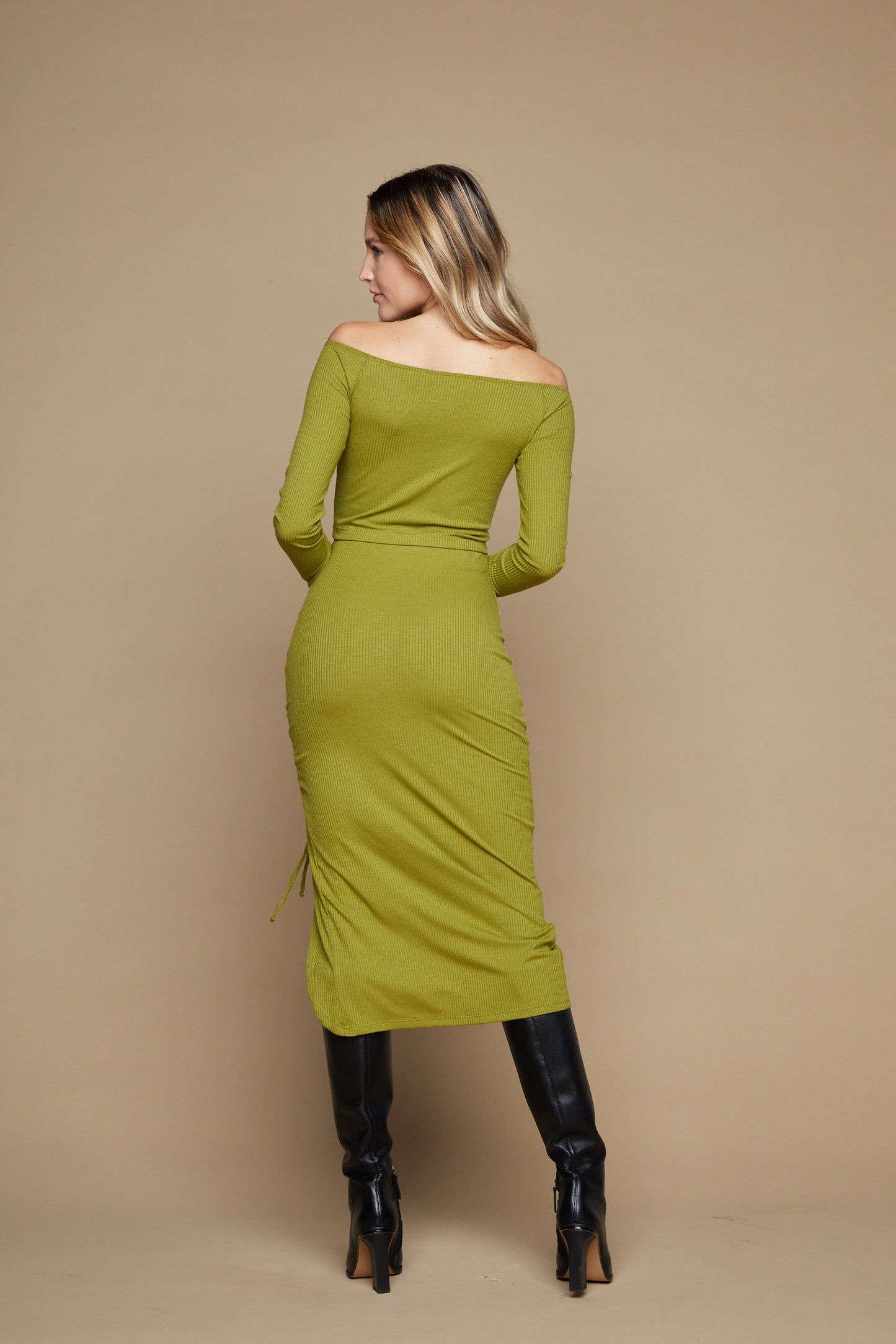 Annie Skirt - Chartreuse