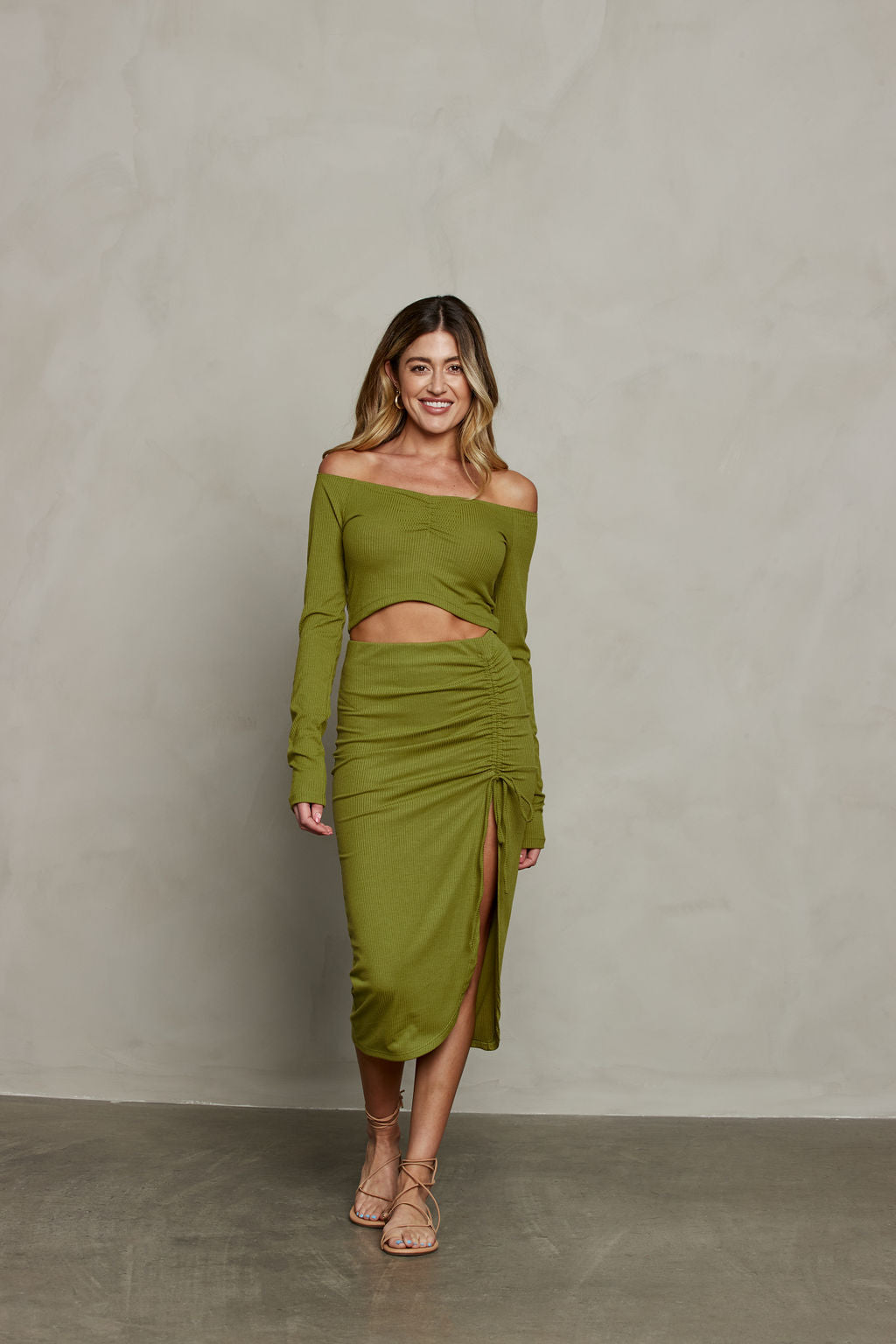 Annie Skirt - Chartreuse