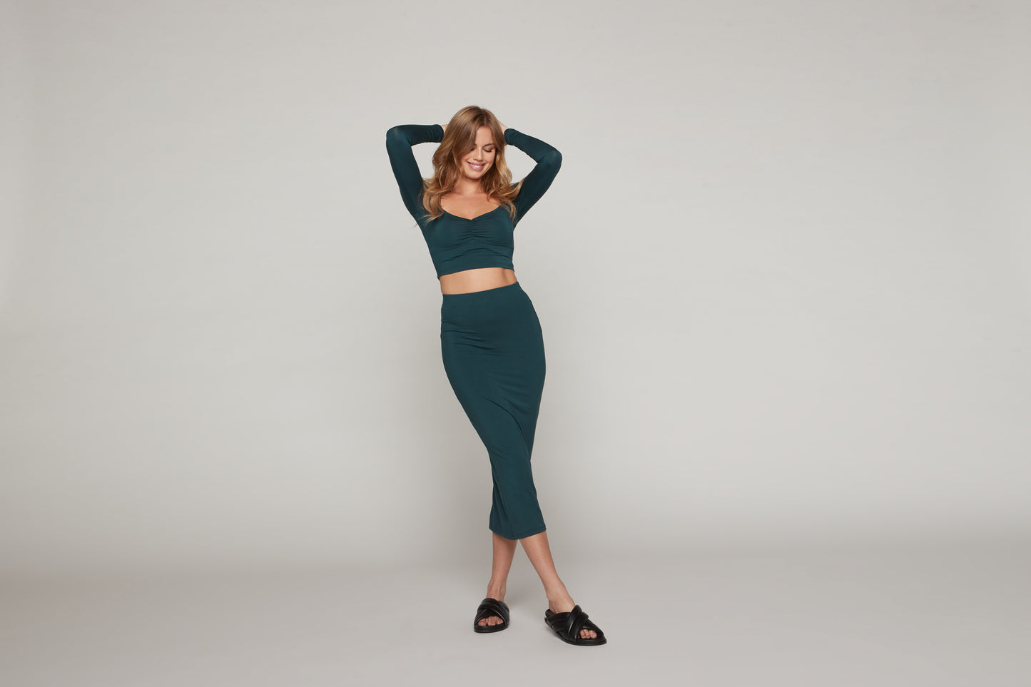 Aria Top - Hunter Green