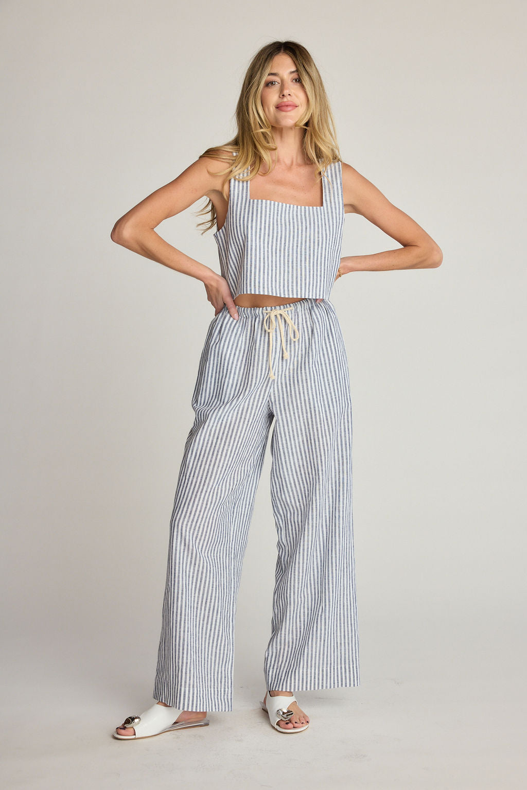 Dahlia Pant - Stripe