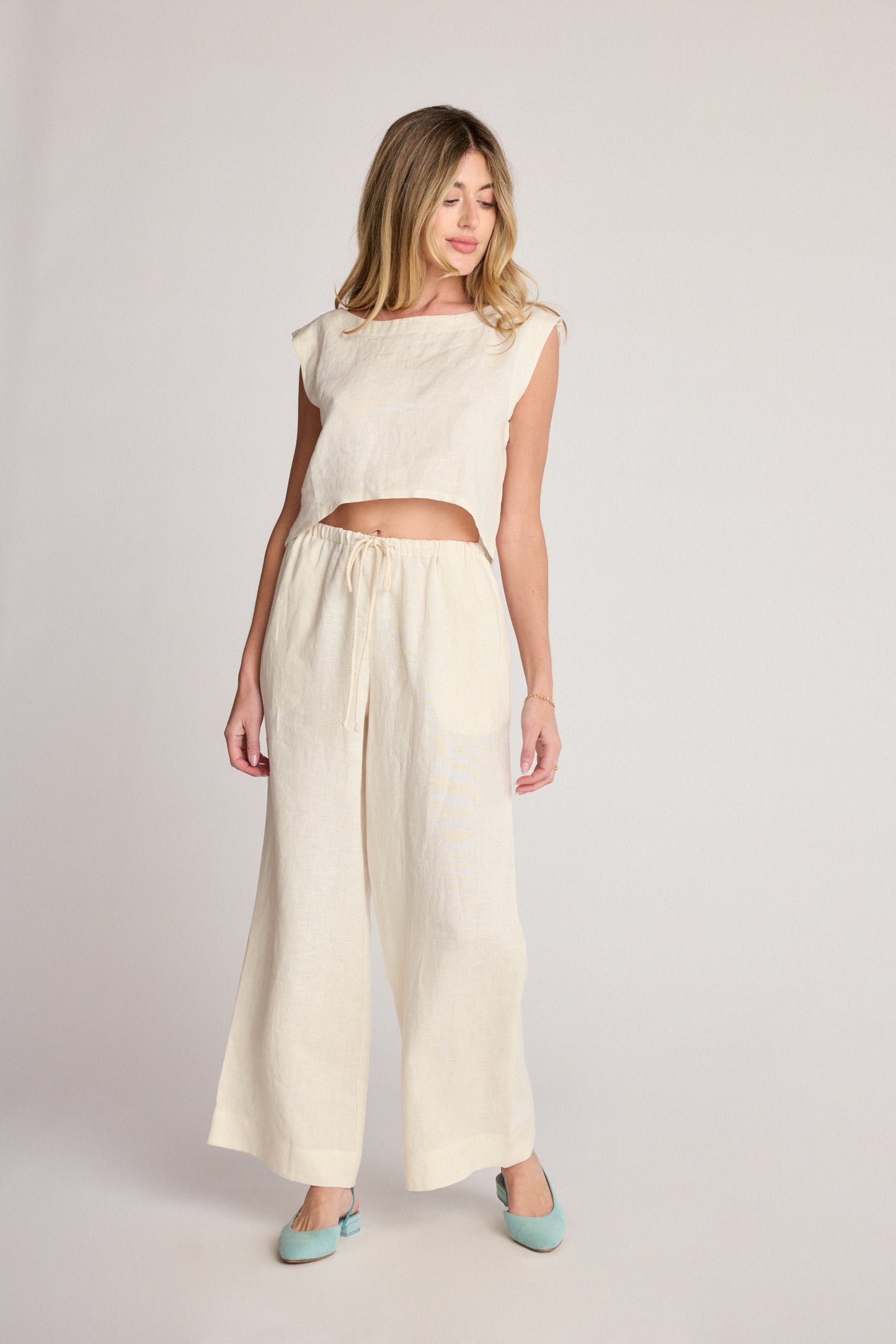 Dahlia Pant - Cream