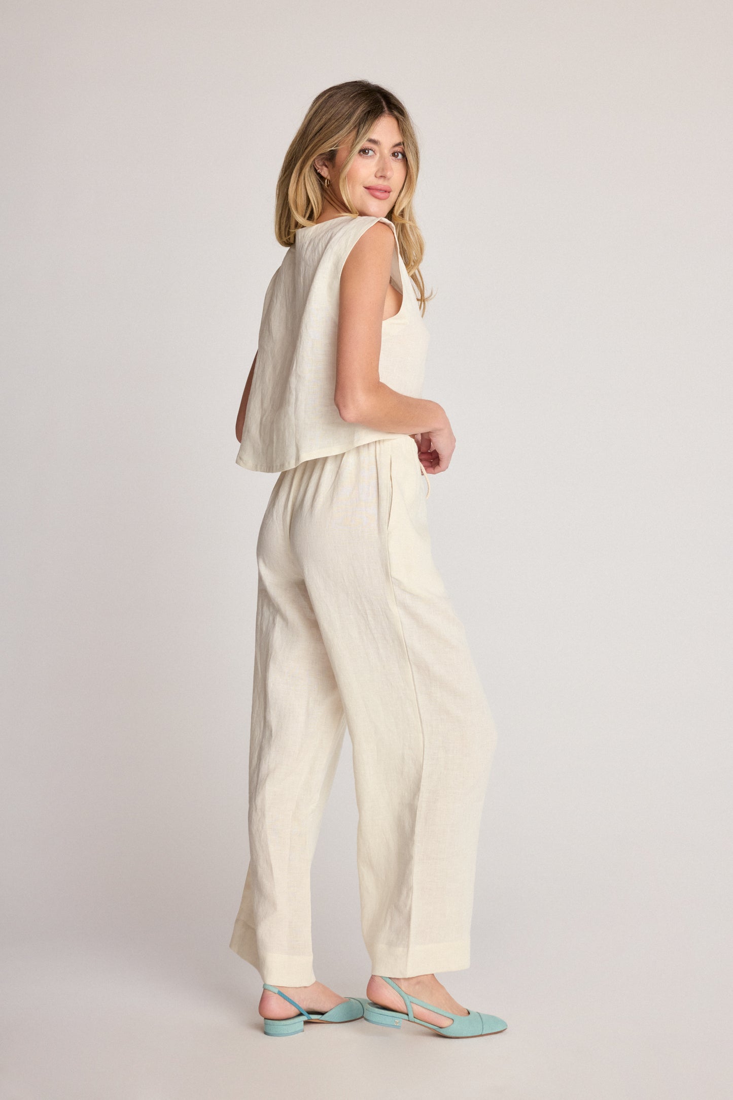 Dahlia Pant - Cream