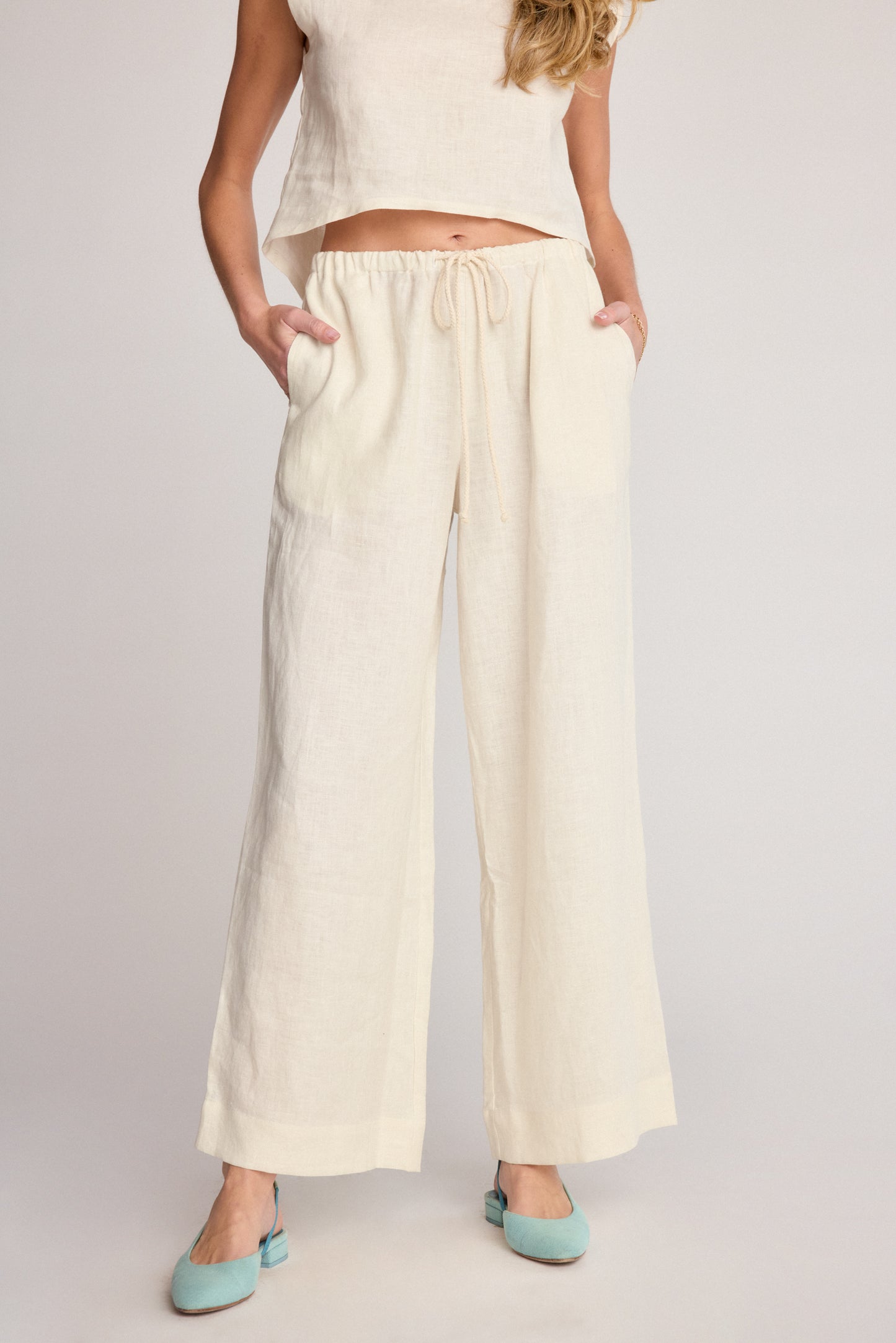 Dahlia Pant - Cream