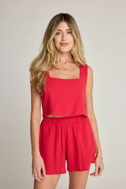 Lucia Shorts - Cherry