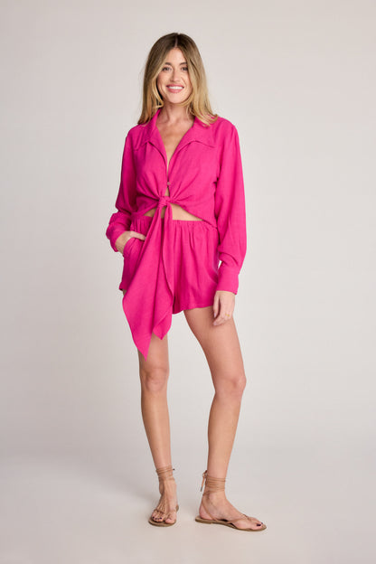 Rhea Shorts - Fuchsia