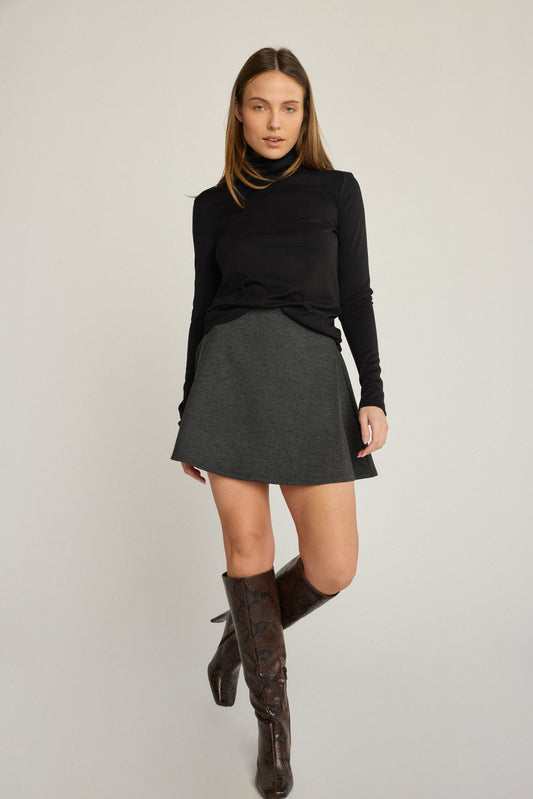 Emily Skirt - Charcoal