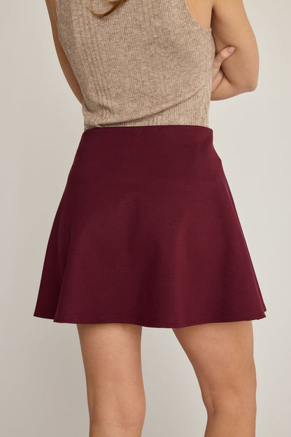 Emily Skirt - Wine
