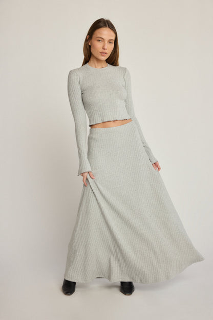 Remi Skirt - Heather Grey