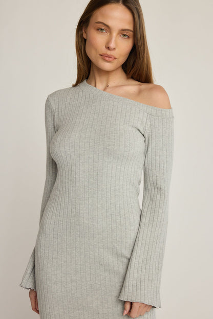 Heather Dress - Heather Grey