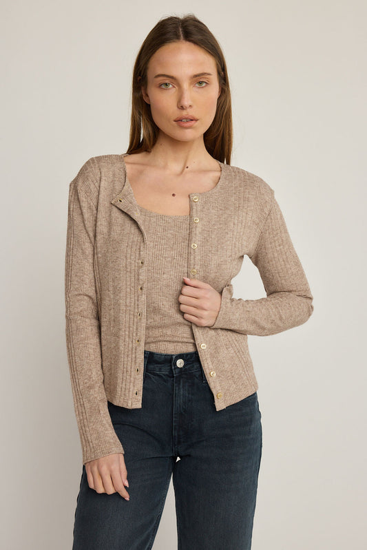 Alexis Cardigan - Oatmeal