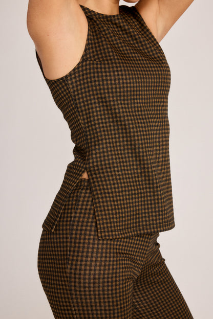 Talia Top - Plaid