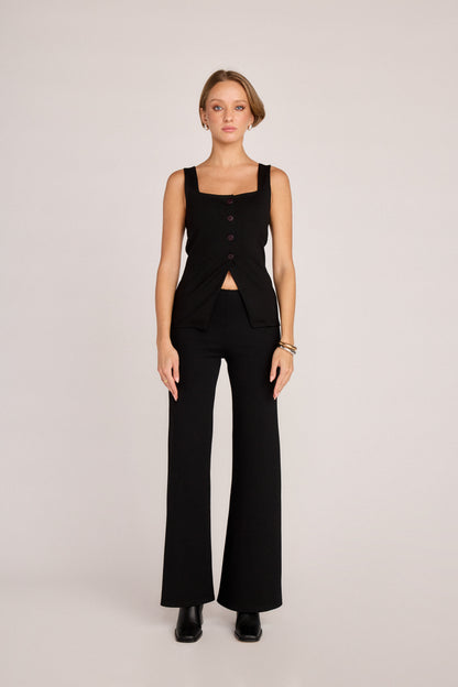 Talia Vest - Black