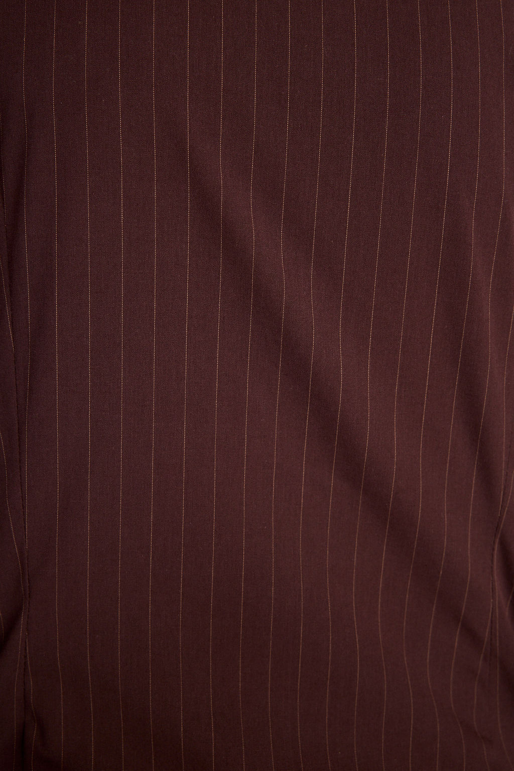 Riley Poplin Shirt - Brown Pinstripe