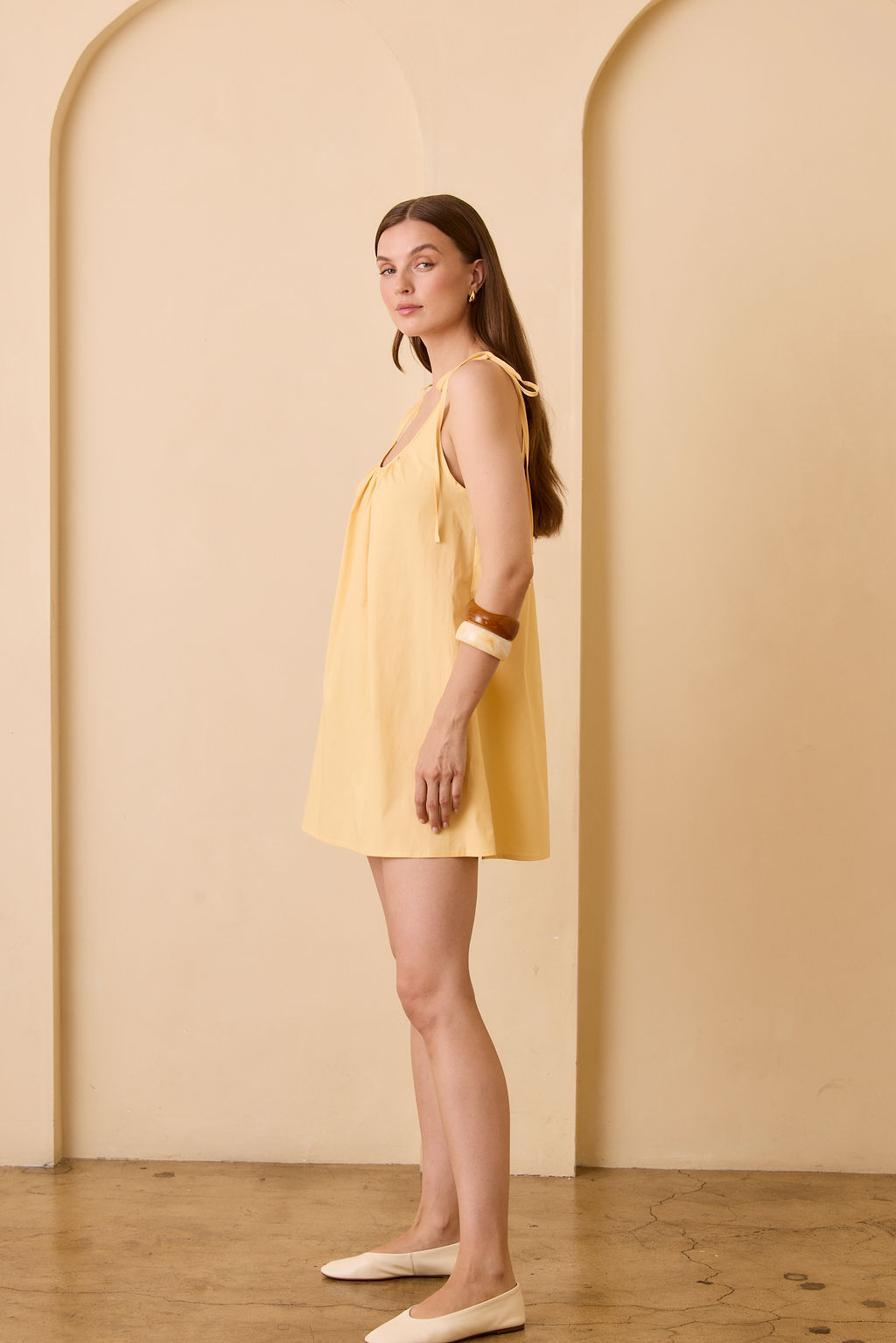 Sabrina Mini Dress - Butter Yellow