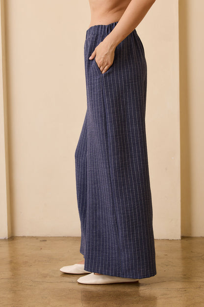 Tatiana Pant - Chambray Stripe