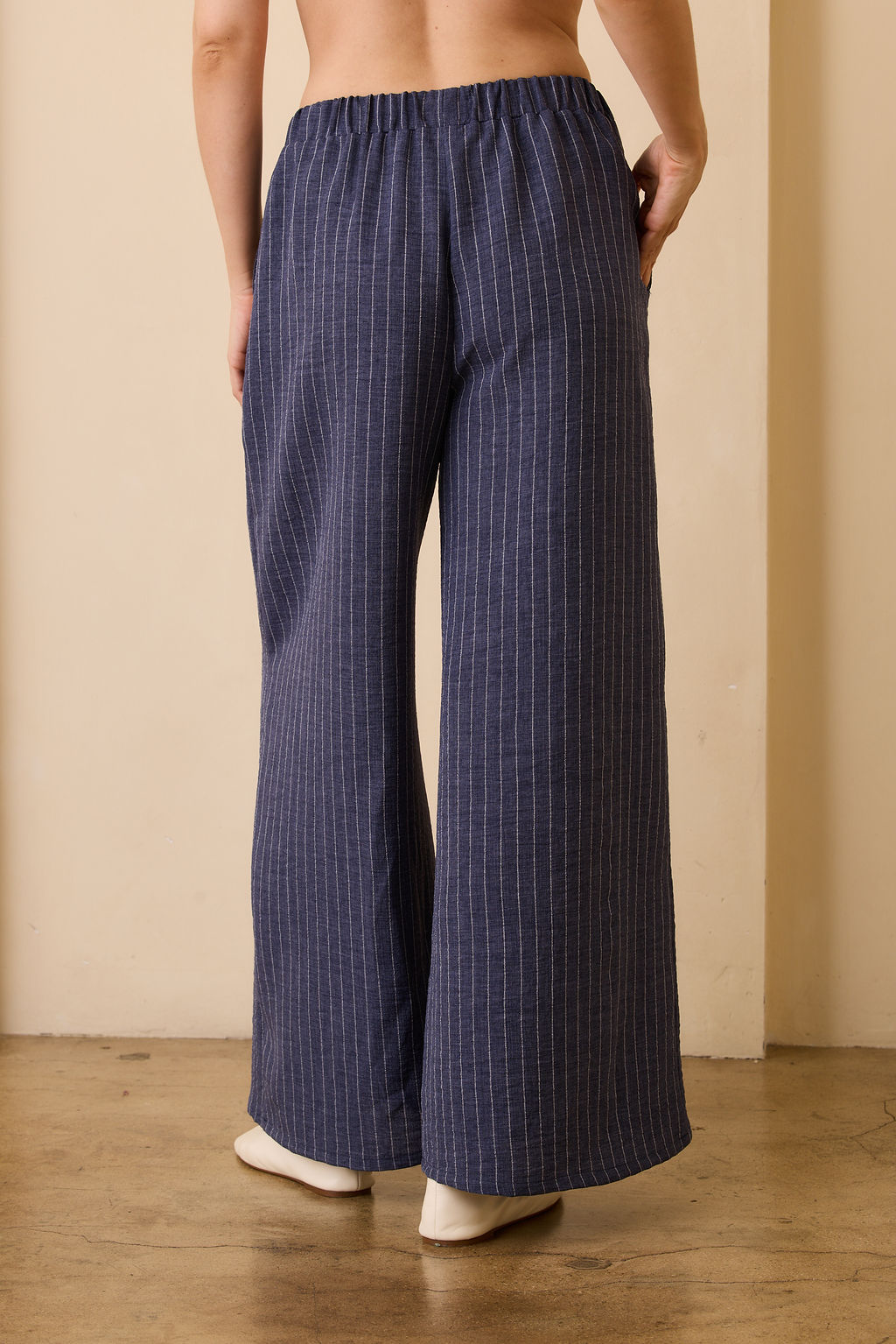 Tatiana Pant - Chambray Stripe