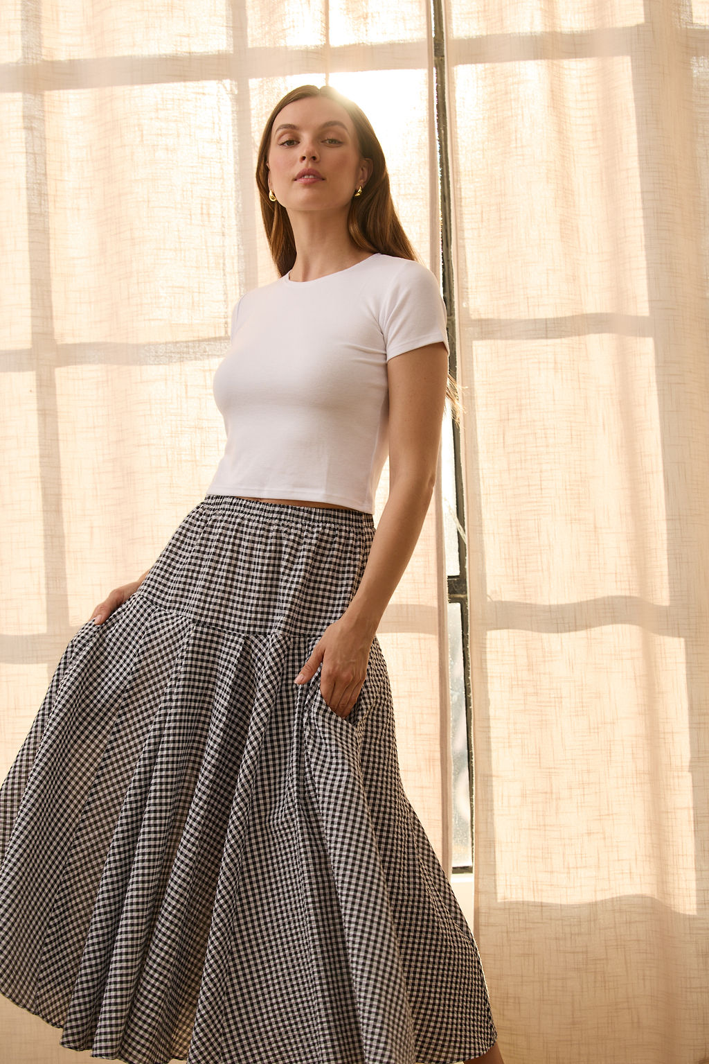 Elise Tee - Optic White