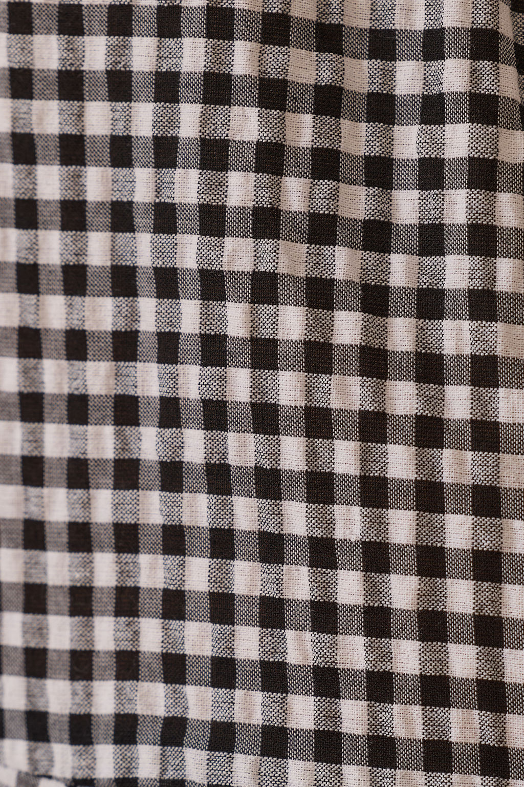 Sophia Top - Black & White Gingham