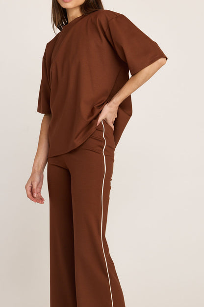 Hanna Top- Chocolate