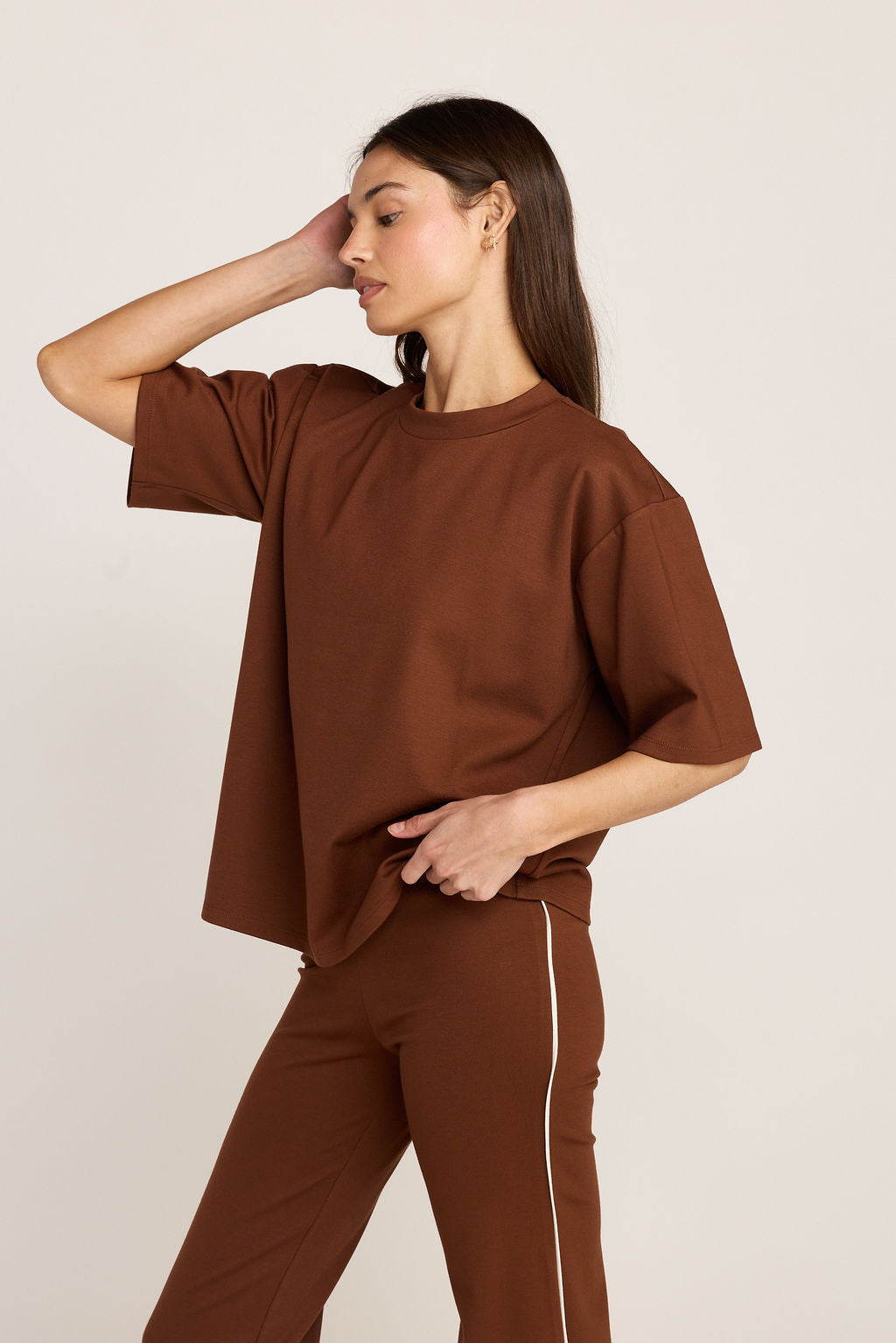 Hanna Top- Chocolate