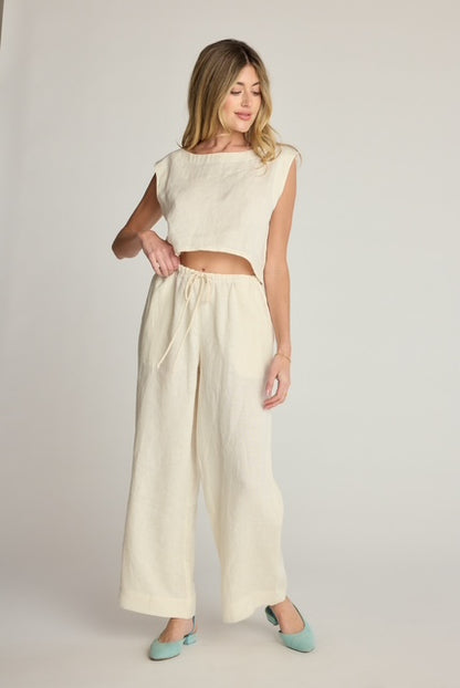 Dahlia Pant - Cream