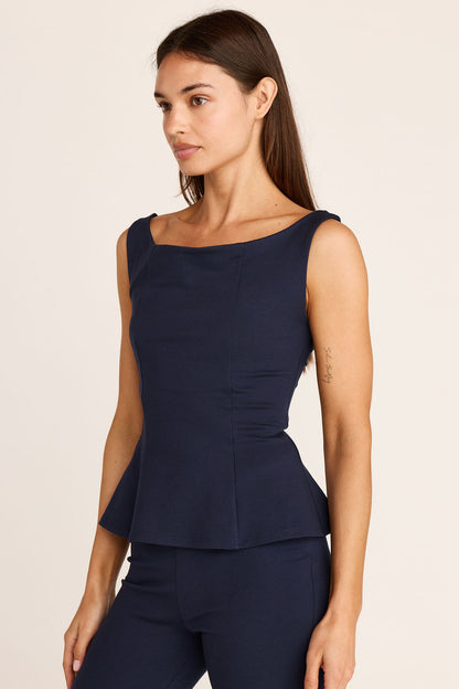 Grace Top - Navy