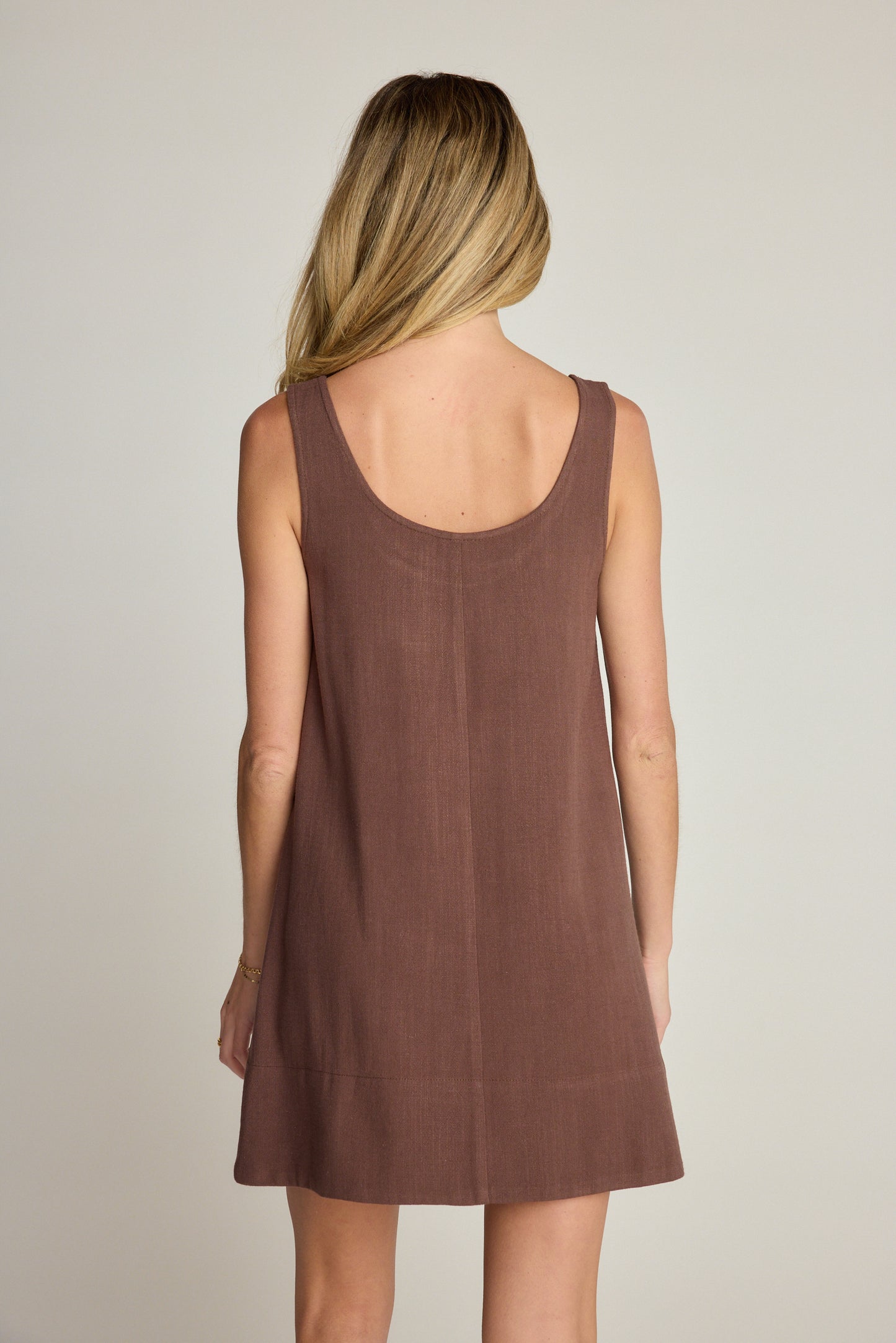 Rhea Dress - Brown