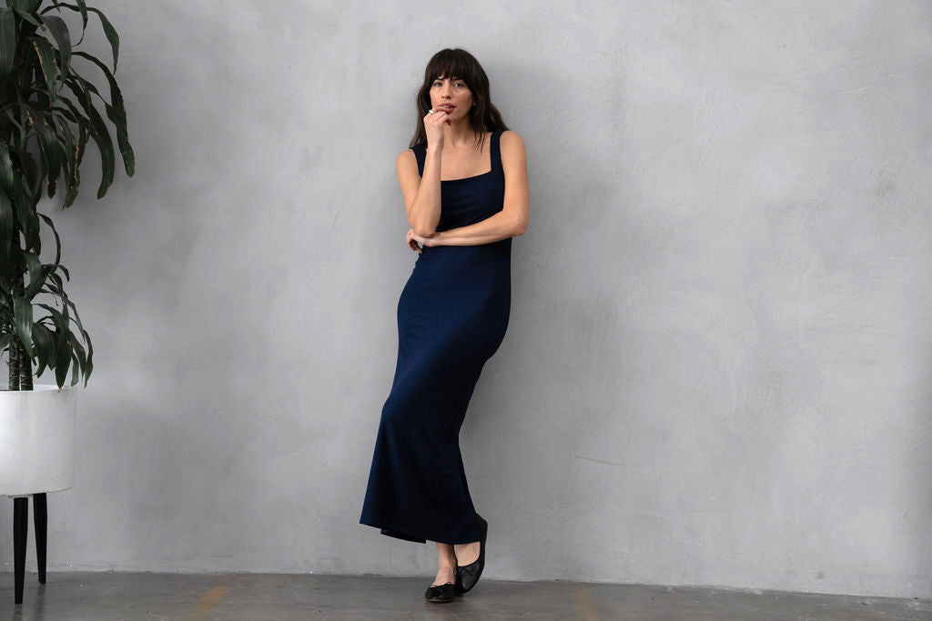 Emilia Maxi Dress - Navy