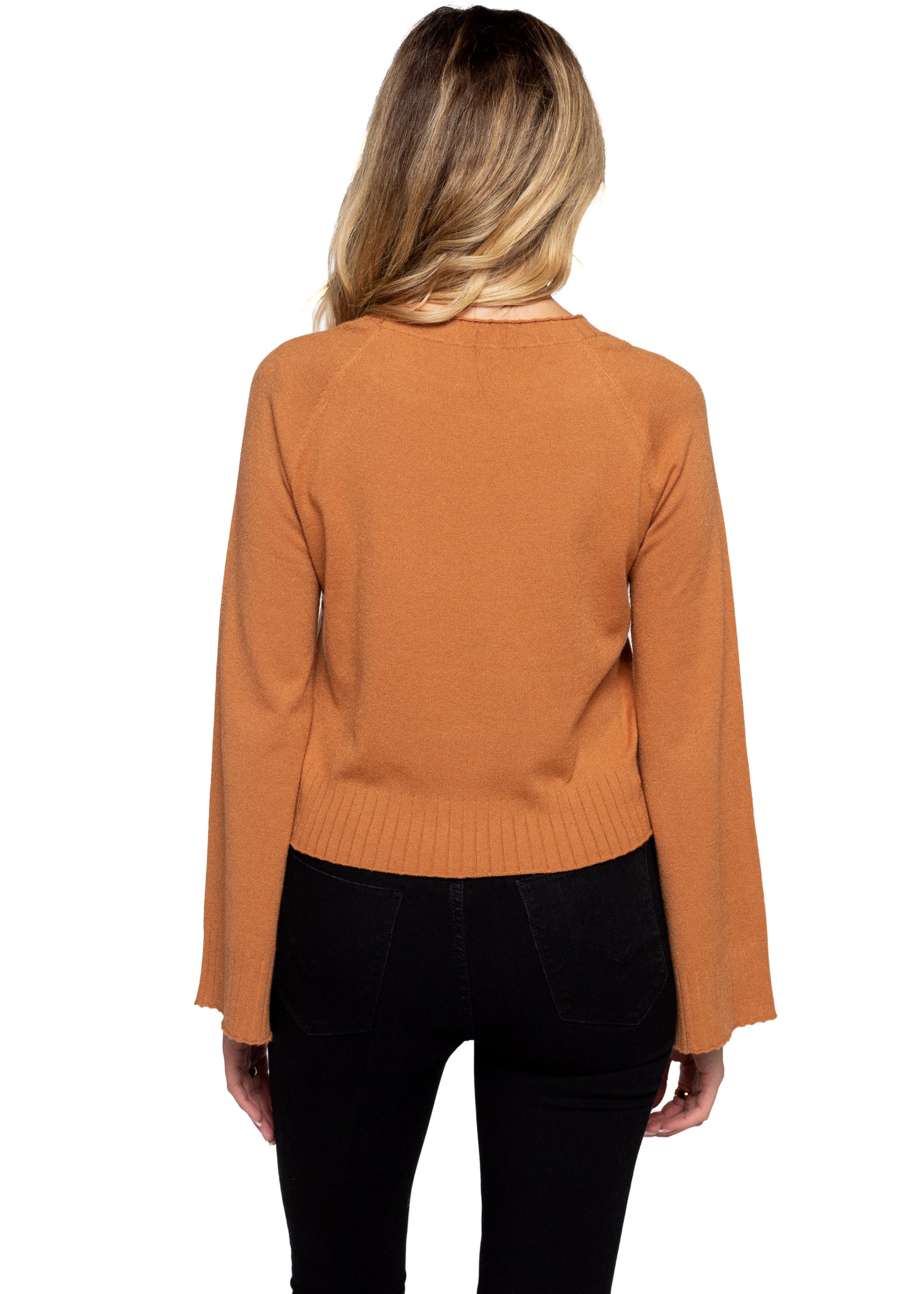 Cropped Sweater - Copper