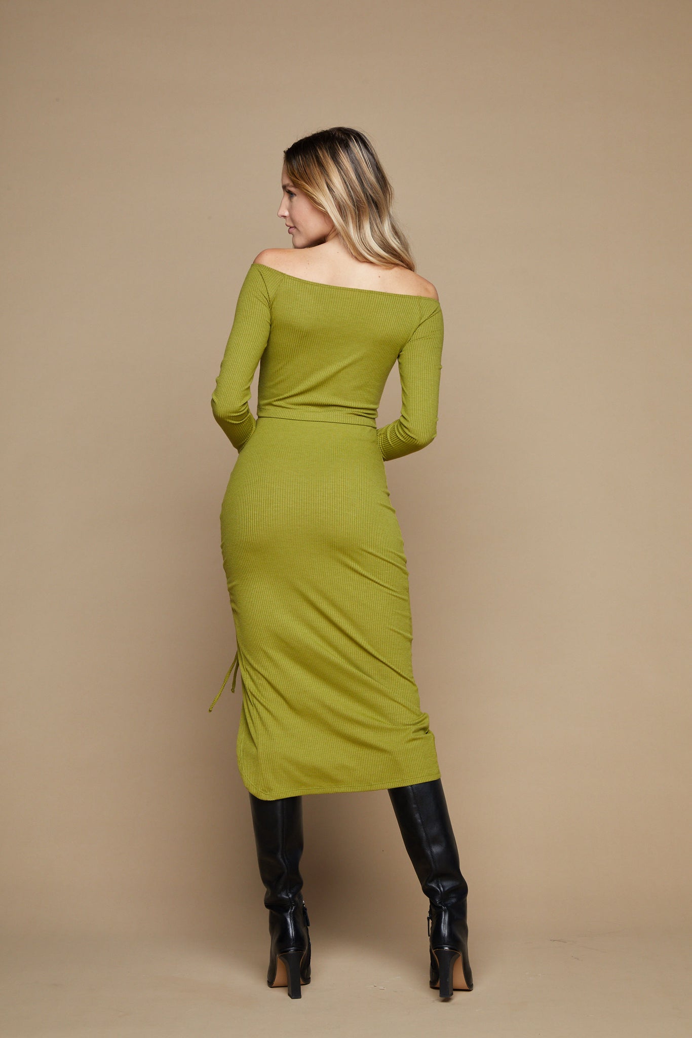 Annie Skirt - Chartreuse