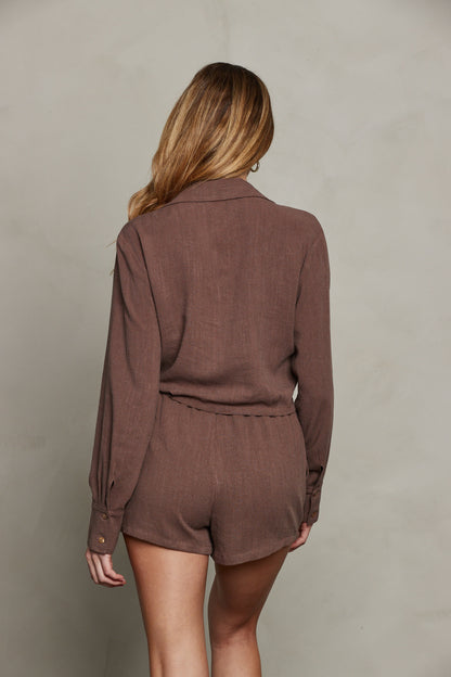 Rhea Shorts - Brown