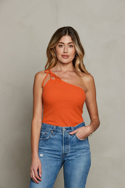 Kara Rib Top - Orange – Sunday Ritual