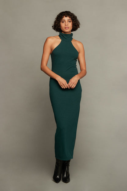 Athena Dress - Hunter Green