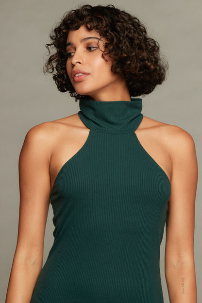 Athena Dress - Hunter Green